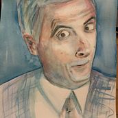 My project for course: Artistic Portrait with Watercolors. Un projet de Beaux Arts, Peinture, Aquarelle , et Dessin de portrait de Moshe Roth - 17.05.2022