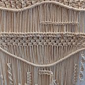 Mi proyecto del curso: Macramé: nudos básicos y complejos. Accessor, Design, Interior Design, Decoration, Fiber Arts, Macramé, and Textile Design project by Kopany Bernal C. - 05.18.2022