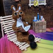 Mi proyecto del curso: Needle felting: creación de personajes con lana y aguja. Un progetto di Artigianato, Design di giocattoli, Needle felting e Textile Design di Marjorie Guzman - 18.05.2022