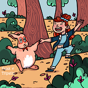 My project for course: Creating Characters for Children's Stories with Procreate. Un proyecto de Ilustración tradicional, Diseño de personajes, Ilustración digital, Ilustración infantil y Dibujo digital de Palak Tripathi - 14.05.2022