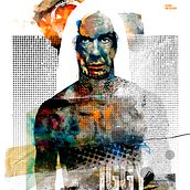 Retratos - Iggy Pop. Traditional illustration project by Javier Abián - 12.03.2021