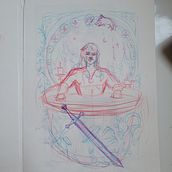 Meu projeto do curso: The Witcher_ Ilustração com marcadores . % Lune tarafından hazırlanan Geleneksel illüstras, on, Tablo, Çizgi roman, Ve Renk Teorisi projesi - 05.18.2022