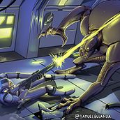 Mi proyecto del curso: Ilustración digital de fantasía y ciencia ficción. Traditional illustration, and Digital Illustration project by samuel Bujanda Segovia - 05.16.2022