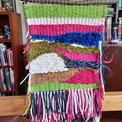 Mi proyecto del curso: Introducción al tejido en telar de bastidor. Accessor, Design, Decoration, Fiber Arts, Weaving, and Textile Design project by Clara Ines Arjona - 05.18.2022