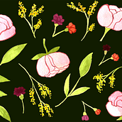 Mi proyecto del curso: Estampados florales en acuarela con colores vibrantes. Traditional illustration, Pattern Design, Watercolor Painting, and Botanical Illustration project by Mara Hernández - 05.19.2022
