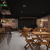 Meu projeto do curso: Design de interiores para espaços públicos. Interior Architecture, Interior Design, Interior Decoration, Retail Design, and Spatial Design project by Thais Cristine Coelho - 05.19.2022