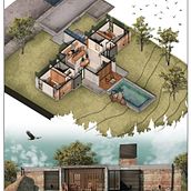 Mi proyecto del curso: Ilustración digital de proyectos arquitectónicos. Architecture, L, scape Architecture, Digital Illustration, Digital Architecture, and Architectural Illustration project by Florencia Scolari - 05.19.2022