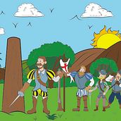Conquistadores españoles.. Un proyecto de Diseño, Ilustración tradicional y Diseño de personajes de Gabriel Callau - 20.05.2022
