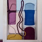My project for course: Contemporary Tapestry Weaving Ein Projekt aus dem Bereich H, werk, Innenarchitektur, Weben, Weben und Textildesign von Agnes - 20.05.2022