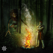 Evil Forest - Sleep Digital Art. Photograph, Photograph, Post-production, VFX, Photo Retouching, Fine-Art Photograph, Photographic Composition, and Photomontage project by Leonardo Schirmer - 05.20.2022