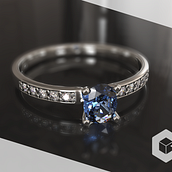Renderizado 3D de joyas. 3D, Digital Product Design, 3D Design, and 3D Modeling project by Cristian Camilo Parra García - 05.19.2022