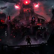 Neon city - Sector 8 Ein Projekt aus dem Bereich Concept Art, Fotomontage, Digitales Design, Stor, telling, Digitale Illustration, VFX, Bildbearbeitung und Fotoretuschierung von Milton Almeyda - 20.05.2022