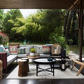 Editorial Interiorismo Verano para Hola Fashion. Advertising, Photograph, Interior Design, L, scape Architecture, Photo Retouching, Photograph, Post-production, Outdoor Photograph, and Architectural Photograph project by Carlos Javier Aranguren Suarez - 05.21.2022