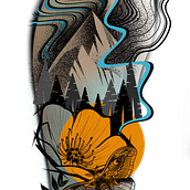 Nature tattoo sleeve. Tattoo Design project by lekolora - 05.21.2022