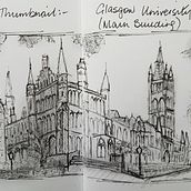 MY PROJECT FOR ARCHITECTURAL SKETCHING WITH WATERCOLOUR & INK. Traditional illustration project by Lesley Beattie - 05.21.2022