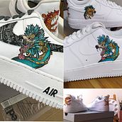 Mi proyecto del curso: Restauración y personalización de sneakers. Accessor, Design, Fashion Design, Acr, lic Painting, DIY, Upc, and cling project by Jennifer Melissa Sánchez Gómez - 05.21.2022