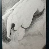 Mon projet du cours : Dessiner une silhouette humaine en mouvement. Un projet de Beaux Arts, Esquisse , Dessin au cra, on, Dessin , et Dessin réaliste de vidarr_d8 - 22.05.2022