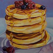 Pancakes. Fine Arts project by Miriam Sansano - 05.22.2022