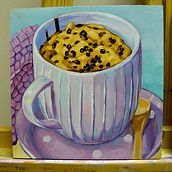 Cookie Mug cake . Fine Arts project by Miriam Sansano - 05.22.2022
