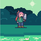 My Pixel Art Character's  Tileset. Character Animation, Video Games, Pixel Art, and Game Development project by Snaddi Anjali J. - 05.20.2022