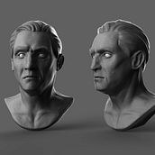 Mi proyecto del curso: Retrato 3D realista con ZBrush y KeyShot Ein Projekt aus dem Bereich 3D, 3-D-Modellierung und Design von 3-D-Figuren von sabicogu - 22.05.2022