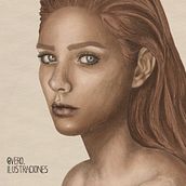 Mi proyecto del curso: Retrato ilustrado con Procreate. Un proyecto de Ilustración tradicional, Ilustración vectorial, Ilustración digital y Dibujo de Retrato de Veronica Cárcamo - 16.05.2022