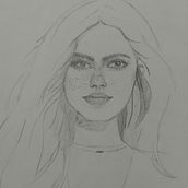 Rascunho. Portrait Drawing project by Andrea Oliveira sow - 05.23.2022