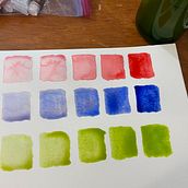 My exercises for course: Modern Watercolor Techniques. Traditional illustration, Fine Arts, Painting, and Watercolor Painting project by Ryan Schroeder - 05.18.2022