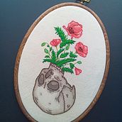 Meu projeto do curso: Criação de retratos bordados com aquarela. Een project van Schilderij, Aquarelschilderen, Borduurwerk y Textielontwerp van Renata Unruh - 21.05.2022