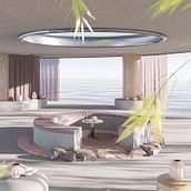 Il mio progetto del corso: ArchViz per interni: crea surreali design in 3D con Blender. Architecture, Interior Architecture, Digital Architecture, and ArchVIZ project by Klaudia Thomai - 05.23.2022