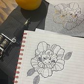 Mi proyecto del curso: Tatuaje para principiantes. Tattoo Design project by Damaris Ordaz - 05.21.2022