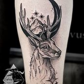 My project for course: Blackwork Tattoo Techniques with Fine Lines. Tattoo Design project by Soňa Baková Gallová - 05.24.2022