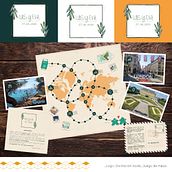 Invitación boda pareja de aficionados a los juegos de mesa. Een project van  Ontwerp,  Br, ing en identiteit, Logo-ontwerp y Traditionele illustratie van Sonia Ortín Maluenda - 24.05.2022