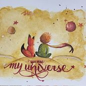 My Universe. Een project van Kalligrafie y Aquarelschilderen van Giorgio Estrada - 24.05.2022