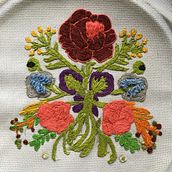 Mi proyecto del curso: Técnica de bordado con paso atrás. Un projet de Broderie , et Design textile de Carolina Carvajal - 23.05.2022