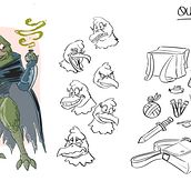 Mon projet du cours : Dessin de personnages avec du caractère - Trickler la corbeau.. Character Design, Sketching, Drawing, Stor, telling, Stor, board, Artistic Drawing, and Narrative project by Arnaud Würm-Muñoz - 05.24.2022