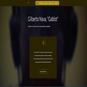 Personal webpage. Creative Writing, and Web Design project by Gilberto Nava - 03.27.2022