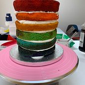 Rainbow cake . proyek oleh Tracy Morphew - 05.24.2022
