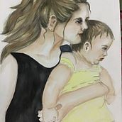Meu projeto do curso: Retrato em aquarela a partir de uma fotografia. Traditional illustration, Watercolor Painting, and Portrait Drawing project by silmaragribeiro - 05.24.2022
