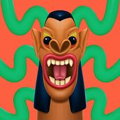 Carranca Nordestina Pop. Traditional illustration, Digital Illustration, and Digital Drawing project by Diogo Duarte - 05.30.2023