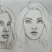 My project for course: Portrait Sketchbooking: Explore the Human Face Ein Projekt aus dem Bereich Skizzenentwurf, Zeichnung, Porträtzeichnung, Artistische Zeichnung und Sketchbook von Samreen Kang - 25.05.2022