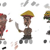 Mi proyecto del curso: Fábrica de personajes ilustrados. Un proyecto de Ilustración tradicional, Diseño de personajes, Ilustración digital, Ilustración infantil y Narrativa de Juan Sebastian Chavez - 25.05.2022