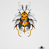 Mi proyecto del curso: Diseño de tatuajes artísticos con efectos dorados en Procreate. Ilustração tradicional, Ilustração digital, e Desenho de tatuagens projeto de Kembly Herrera - 25.05.2022