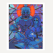 My project for course: Sci-fi and Fantasy Illustration in Procreate. Design, Traditional illustration, Digital Illustration, and Digital Design project by Alyssa Asuncion - 05.20.2022