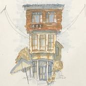 Mi primer boceto. Traditional illustration, and Architecture project by jorgemonicaandrea - 05.26.2022