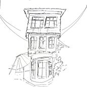 Mi proyecto del curso: Dibujo arquitectónico expresivo con marcadores de colores. Sketching, Drawing, Architectural Illustration, Sketchbook & Ink Illustration project by jorgemonicaandrea - 05.26.2022