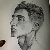 Mi proyecto del curso: Sketchbook de retrato: explora el rostro humano. Sketching, Drawing, Portrait Drawing, Artistic Drawing, and Sketchbook project by Axel Yeip - 05.26.2022