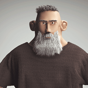Mi proyecto del curso: Creación de autorretratos en 3D para redes sociales con Cinema 4D. 3D, 3D Modeling, and 3D Character Design project by wilbermolina - 05.26.2022
