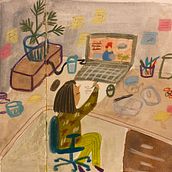 My project for course: Exploratory Sketchbook: Find Your Drawing Style. Traditional illustration, Sketching, Creativit, Drawing, Watercolor Painting, Sketchbook, and Gouache Painting project by 潔倫 何 - 05.26.2022