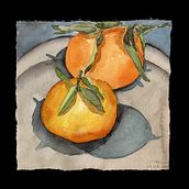 Projeto de papelaria Tangerinas. Graphic Design, Stationer, and Design project by Tati Karpas - 05.23.2022
